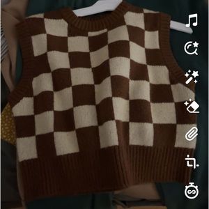 Checked Vest from Forever 21